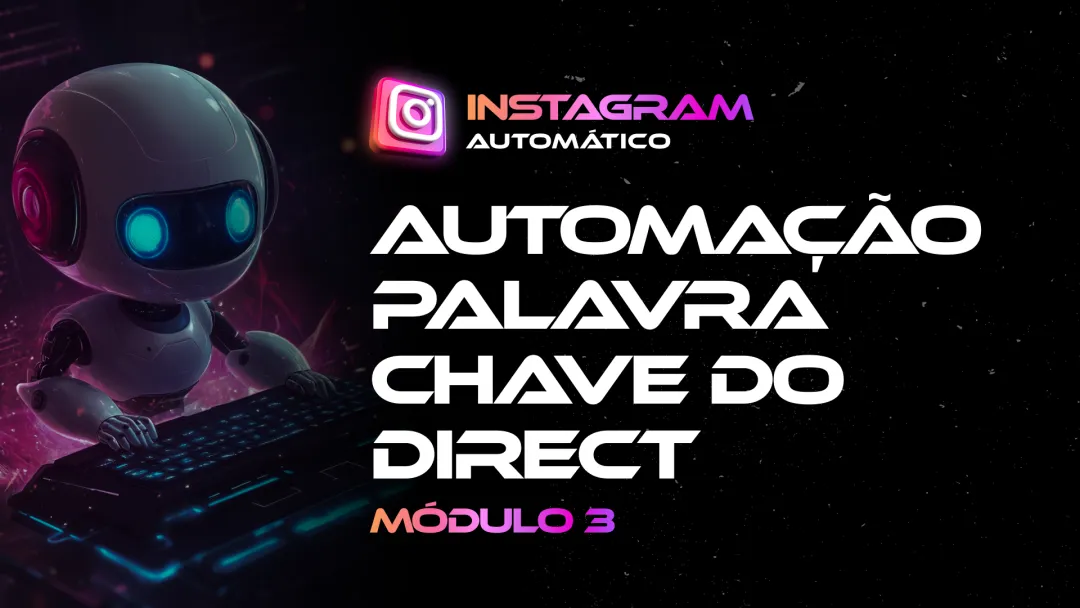 Capa Automação Palavra Chave do Direct