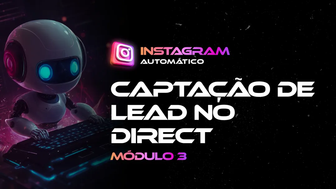 Capa Capactação de Lead no Direct